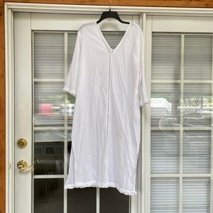 Bird&Knoll Gayze White Cover Up. Size M/L